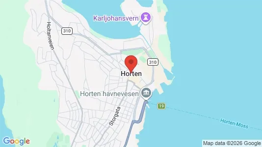 Houses for rent i Horten - kort over placeringen
