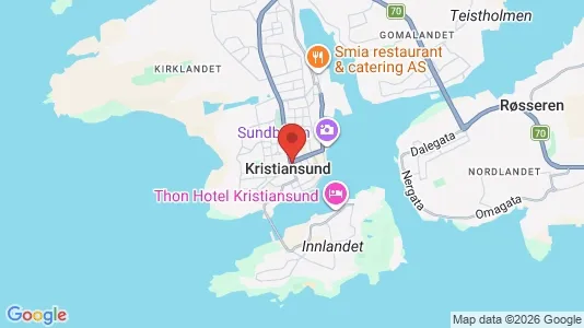 Houses for rent i Kristiansund - kort over placeringen