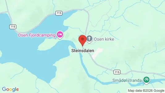 Rooms for rent i Osen - kort over placeringen