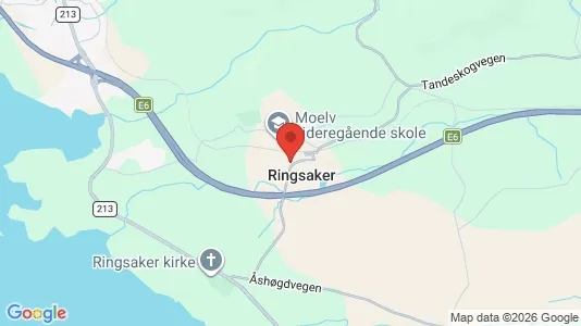 Houses for rent i Ringsaker - kort over placeringen