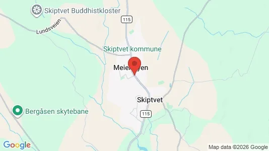 Houses for rent i Skiptvet - kort over placeringen
