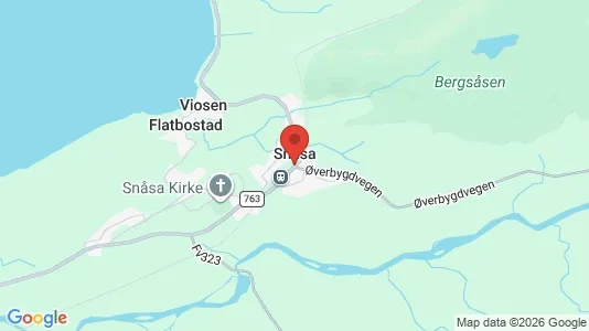 Houses for rent i Snåsa - kort over placeringen