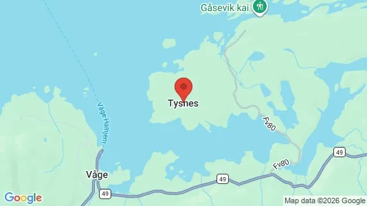 Houses for rent i Tysnes - kort over placeringen