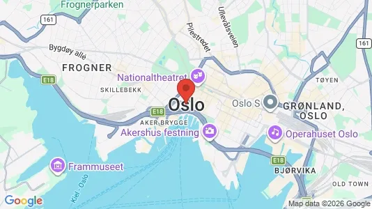 Apartments for rent i Oslo Vestre Aker - kort over placeringen