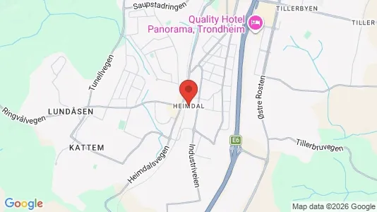Houses for rent i Trondheim Heimdal - kort over placeringen