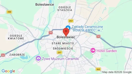 Apartments for rent i Bolesławiecki - kort over placeringen