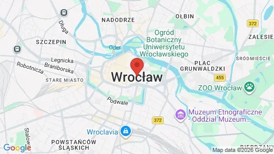 Apartments for rent i Wrocławski - kort over placeringen