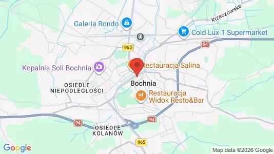Apartments for rent i Bocheński - kort over placeringen