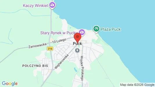 Apartments for rent i Pucki - kort over placeringen