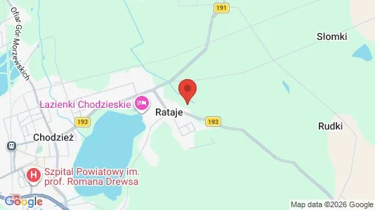Apartments for rent i Chodzieski - kort over placeringen