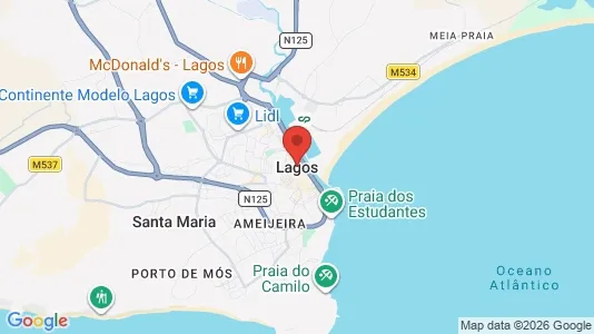 Apartments for rent i Lagos - kort over placeringen