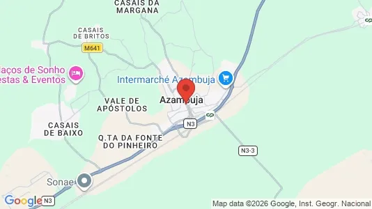 Apartments for rent i Azambuja - kort over placeringen