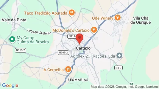 Apartments for rent i Cartaxo - kort over placeringen
