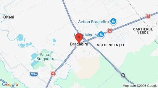 Apartments for rent i Bragadiru - kort over placeringen