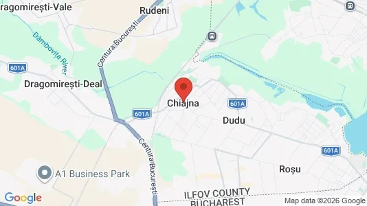 Apartments for rent i Chiajna - kort over placeringen