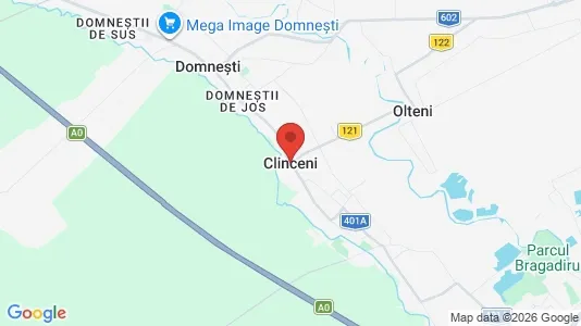Houses for rent i Clinceni - kort over placeringen