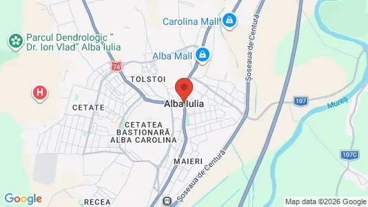 Houses for rent i Alba Iulia - kort over placeringen