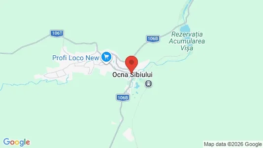 Houses for rent i Ocna Sibiului - kort over placeringen