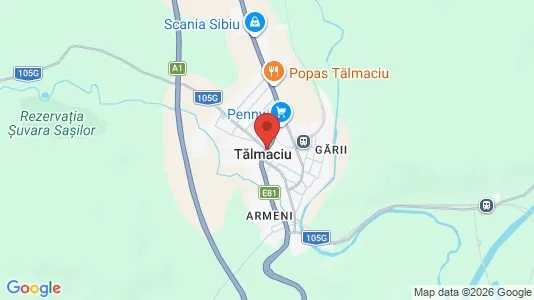 Apartments for rent i Tălmaciu - kort over placeringen