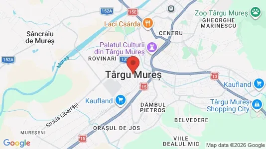 Houses for rent i Târgu Mureş - kort over placeringen