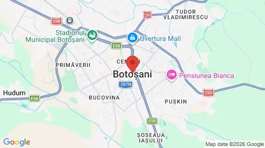 Apartments for rent i Botoşani - kort over placeringen