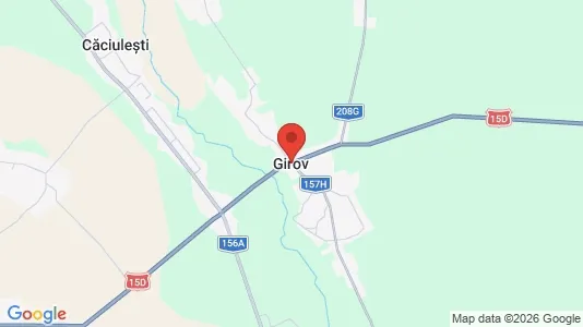 Houses for rent i Girov - kort over placeringen
