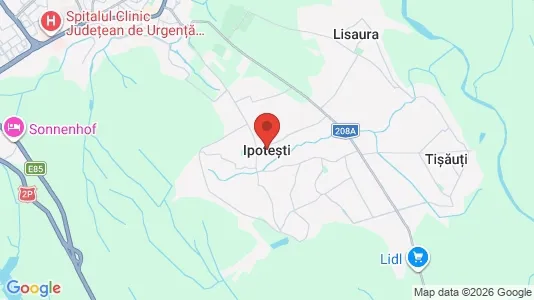 Houses for rent i Ipoteşti - kort over placeringen
