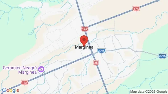 Apartments for rent i Marginea - kort over placeringen