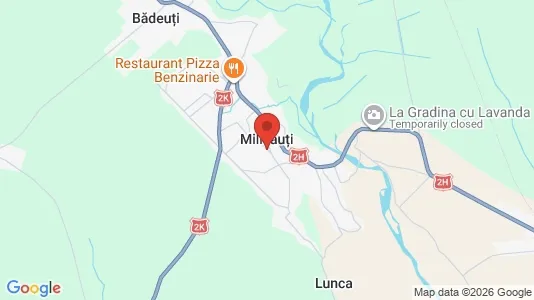 Apartments for rent i Milişăuţi - kort over placeringen