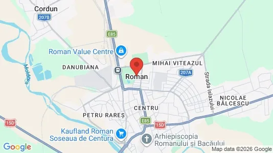 Houses for rent i Roman - kort over placeringen