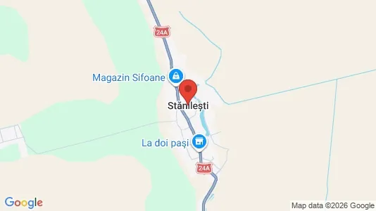 Apartments for rent i Stănileşti - kort over placeringen