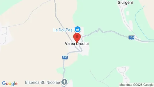 Apartments for rent i Valea Ursului - kort over placeringen