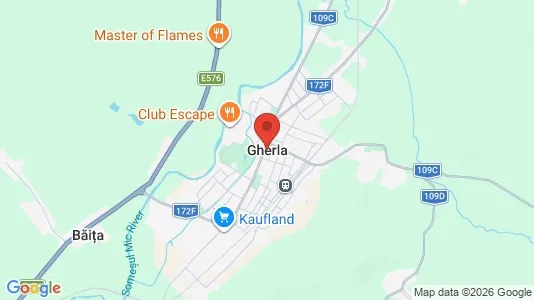 Houses for rent i Gherla - kort over placeringen