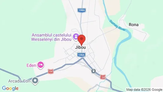 Houses for rent i Jibou - kort over placeringen