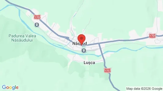 Apartments for rent i Năsăud - kort over placeringen