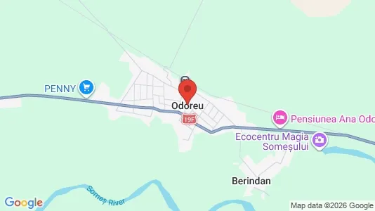 Houses for rent i Odoreu - kort over placeringen