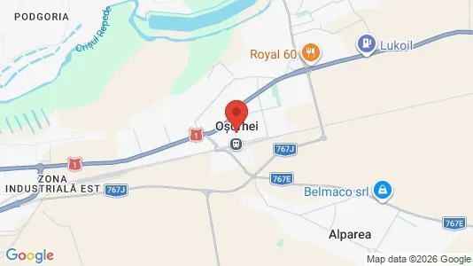 Apartments for rent i Oşorhei - kort over placeringen