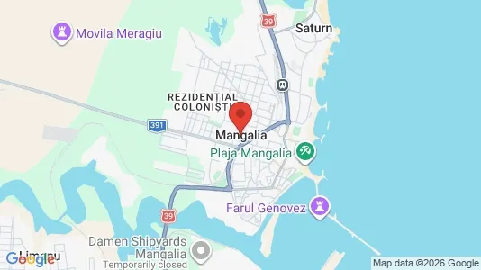 Houses for rent i Mangalia - kort over placeringen