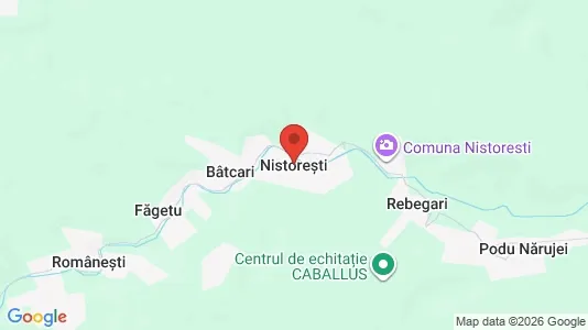 Apartments for rent i Nistoreşti - kort over placeringen