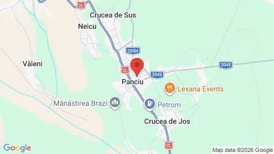 Apartments for rent i Panciu - kort over placeringen