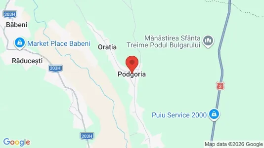 Houses for rent i Podgoria - kort over placeringen