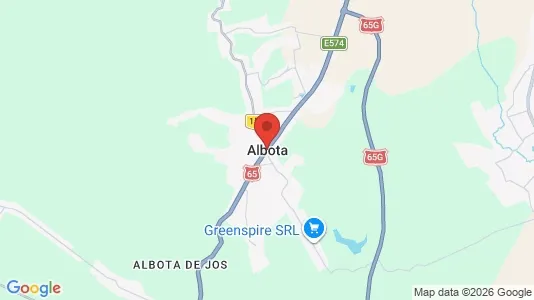 Apartments for rent i Albota - kort over placeringen