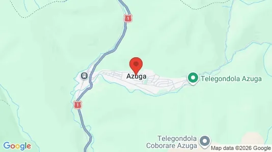 Houses for rent i Azuga - kort over placeringen