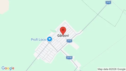 Houses for rent i Gârbovi - kort over placeringen