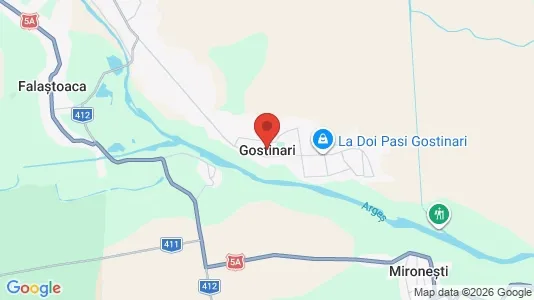 Houses for rent i Gostinari - kort over placeringen