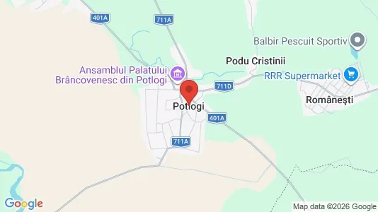 Houses for rent i Potlogi - kort over placeringen