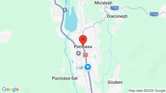 Houses for rent i Pucioasa - kort over placeringen