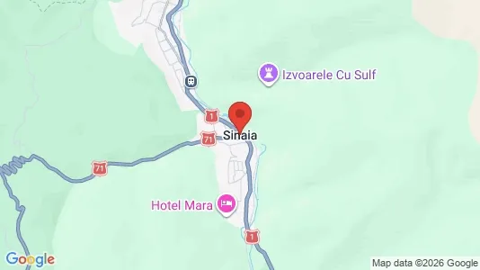 Houses for rent i Sinaia - kort over placeringen