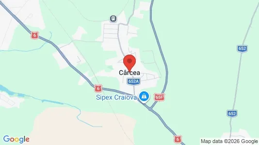 Apartments for rent i Cârcea - kort over placeringen