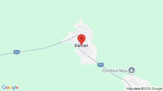 Houses for rent i Dârvari - kort over placeringen